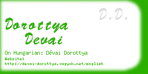 dorottya devai business card